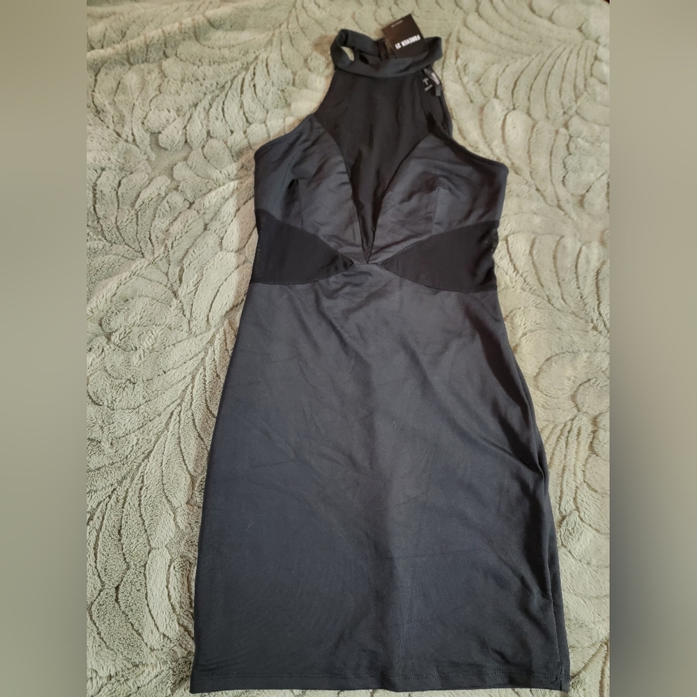 Forever 21 Black Backless Dress